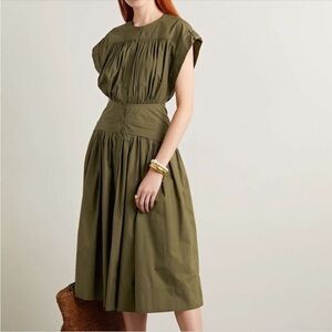 Ulla Johnson
Charlie Button-Front Pleated Midi Dress